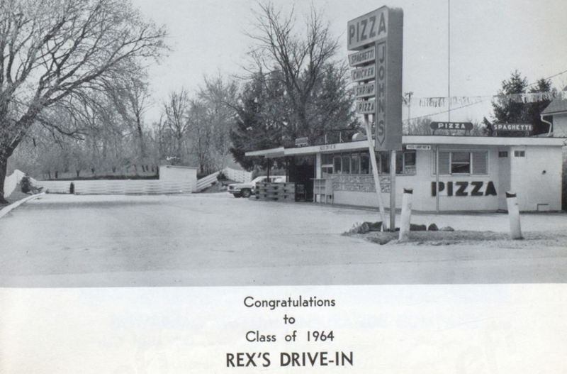 Rexs Drive-In (Rays Drive-In, Pizza Johns) - 1964 Dowagiac High School Yearbook